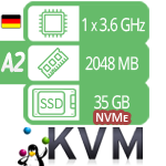 VPS / VDS сервер - тариф SSD-A2
