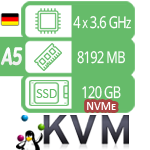 VPS / VDS сервер - тариф SSD-A5